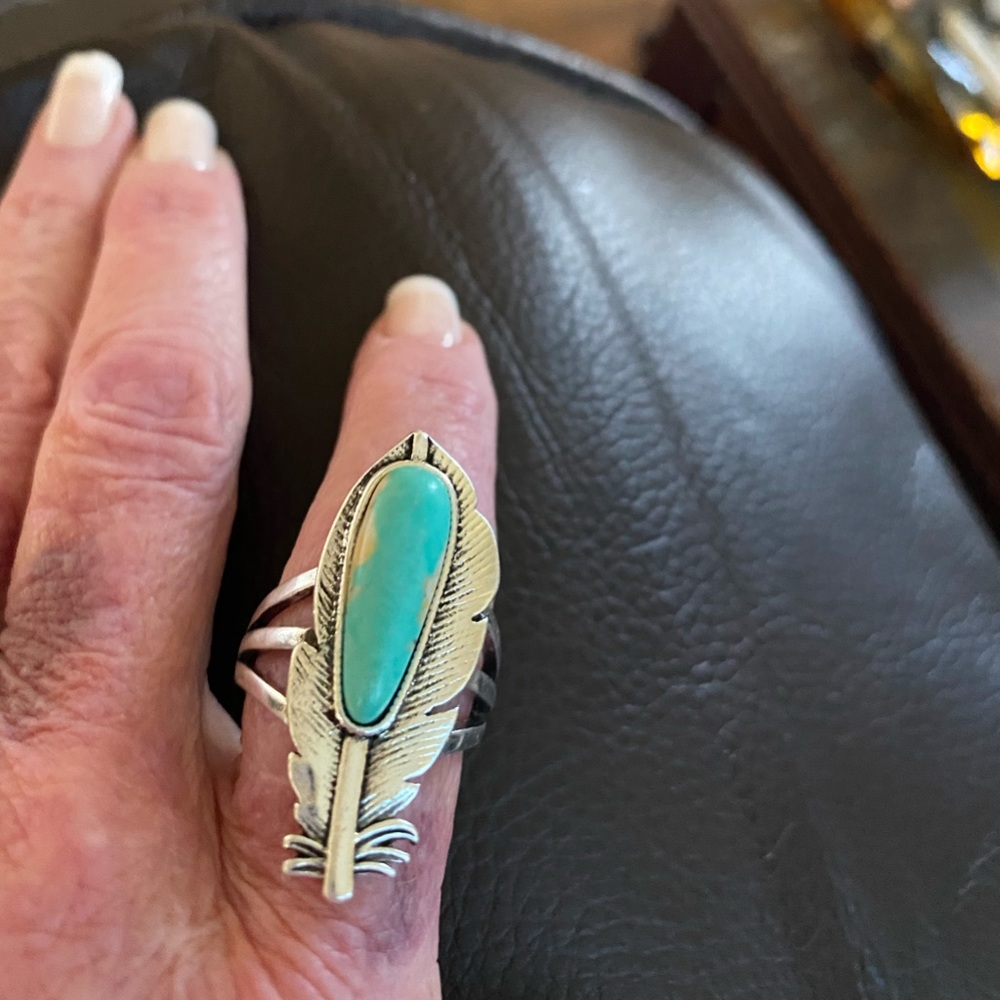 Multi Colored Turquoise Ring